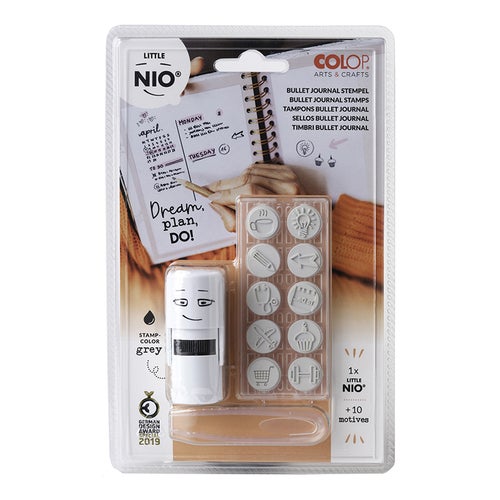 10 Kalendermotiv, svart, Colop A & C Little NIO