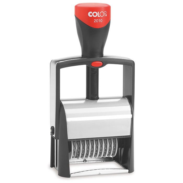Nummerstämpel 54x32 mm – Colop Stativ S2010