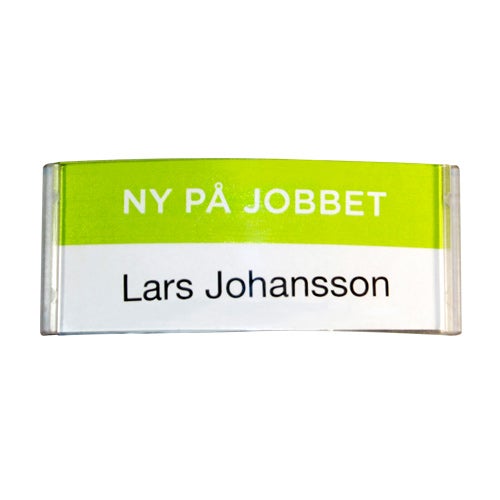 Namnbricka Atlantis grön - NY PÅ JOBBET