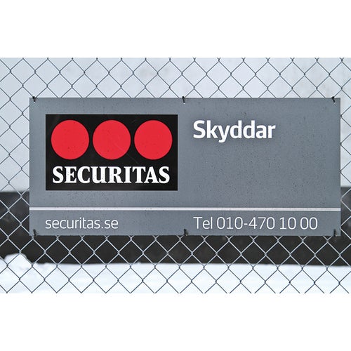 Aluminiumskylt 1000x1000 mm – Konvex, Slät, 1–3 färger