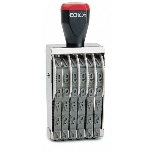 Nummerstämpel 15 mm – Colop 6-Band