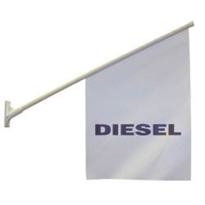 Väggfäste i plast inkl. tejp