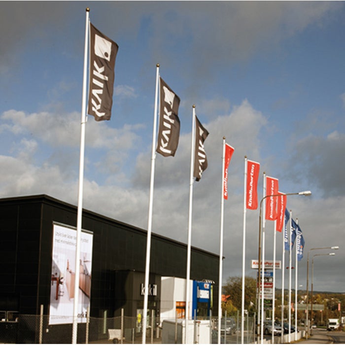 Flagga 150x300 cm stående – 3 färger screentryckt