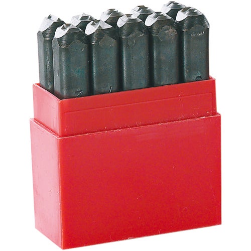 1 mm Stålstämpelsats S3 0-9