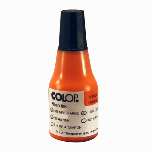 Stämpelfärg Orange Kvalitet EOS 25 ml