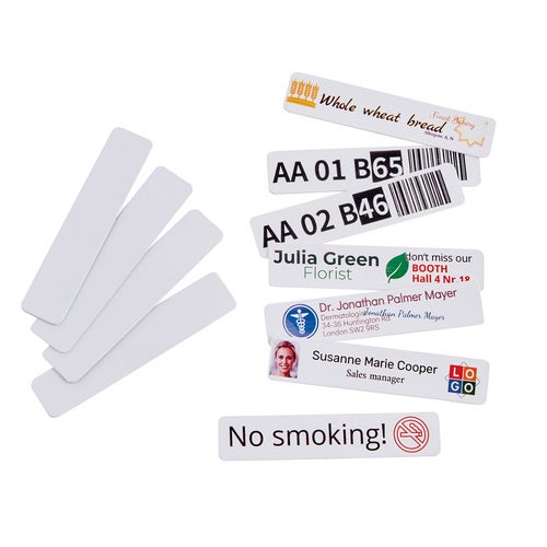 Colop e-mark, självhäftande Plastskylt 80x18 mm