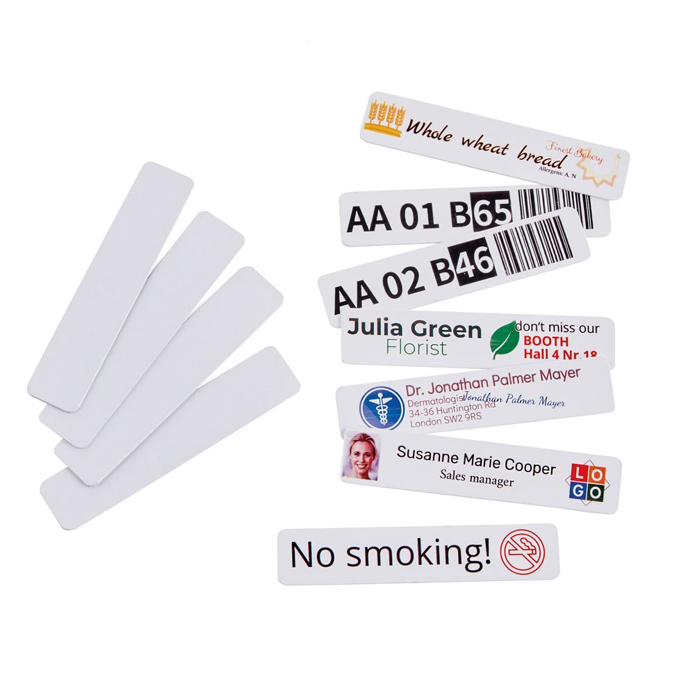 Colop e-mark, självhäftande Plastskylt 80x18 mm