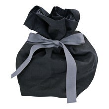 Askpåse Svart Linne