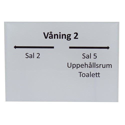 Plexiskylt 400x600 mm – UV-tryck, 10 mm
