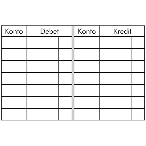 Konteringsstämpel 78x52 mm – EOS UG 2, Svart (Svenskt Arkiv)