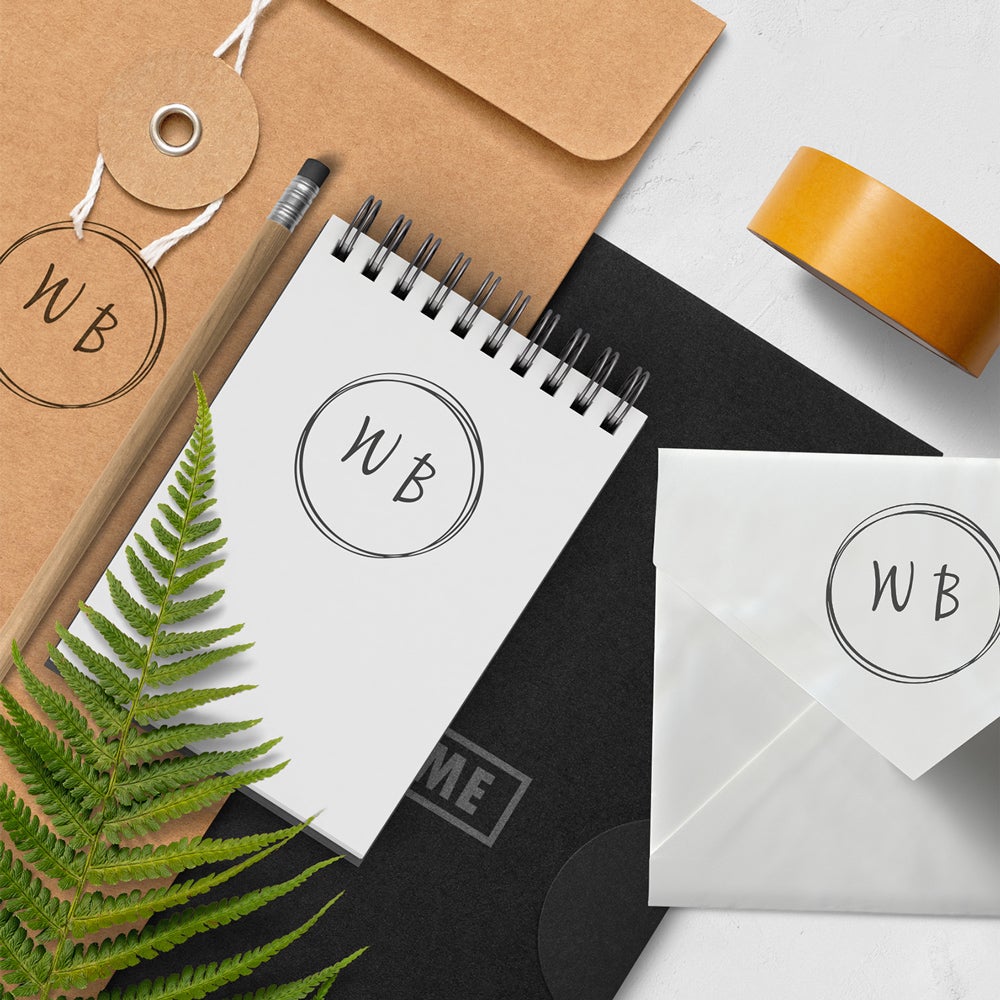 Brevppr/Kuvert, inkl. 52 bokst. 3 Monogram