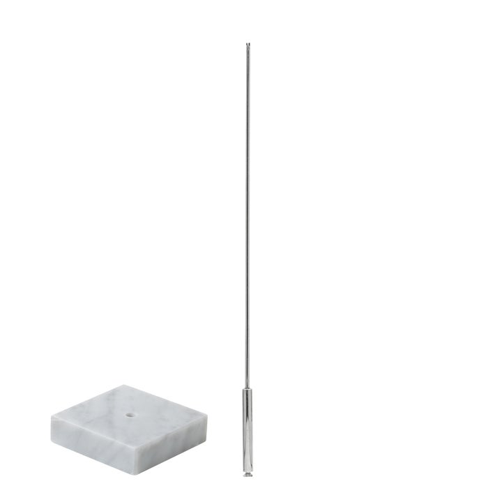 Bordstandarstång 500 mm – med marmorfot
