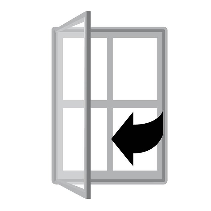 Informationstavla 550x750 mm – Tradition, Plexichoc, svart