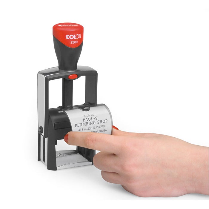 Stativstämpel 58x37 mm – Colop S2600, Röd