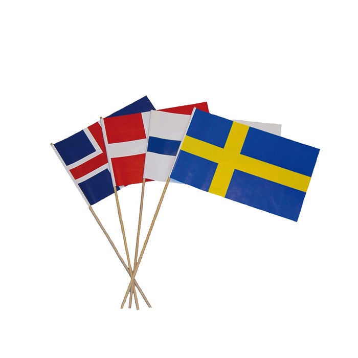 Pappersflaggor - Danmark