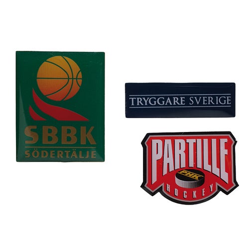 Pins Printade storlek 29 mm