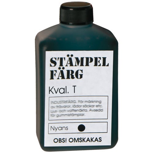 1 liter stämpelfärg Kvalitet T, Blå
