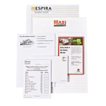 A5 Konferensblock - 25 blad/block, 2-färgstryck